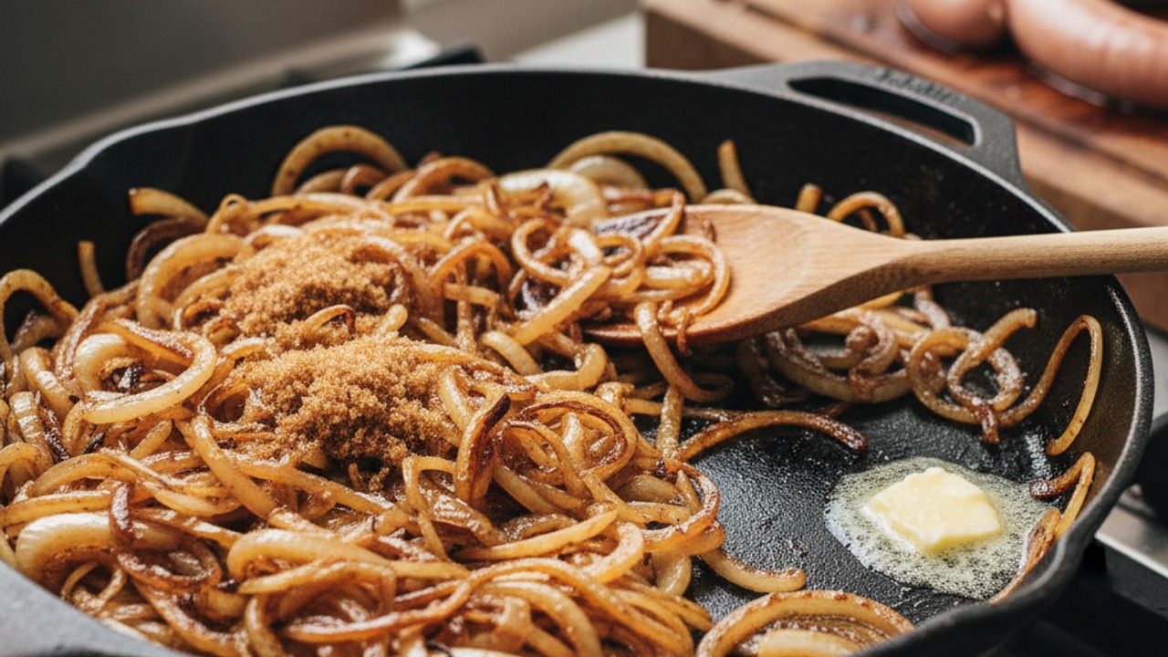 Caramelize the onions