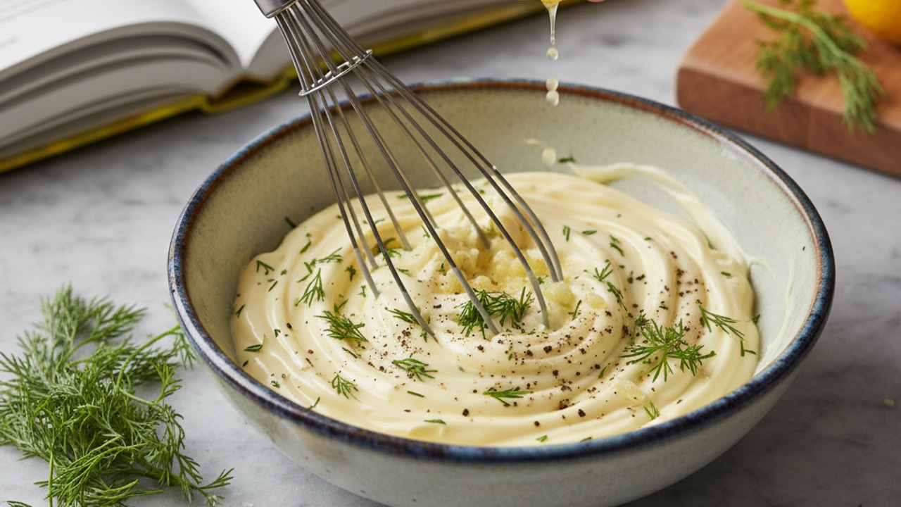 Make the lemon-dill aioli
