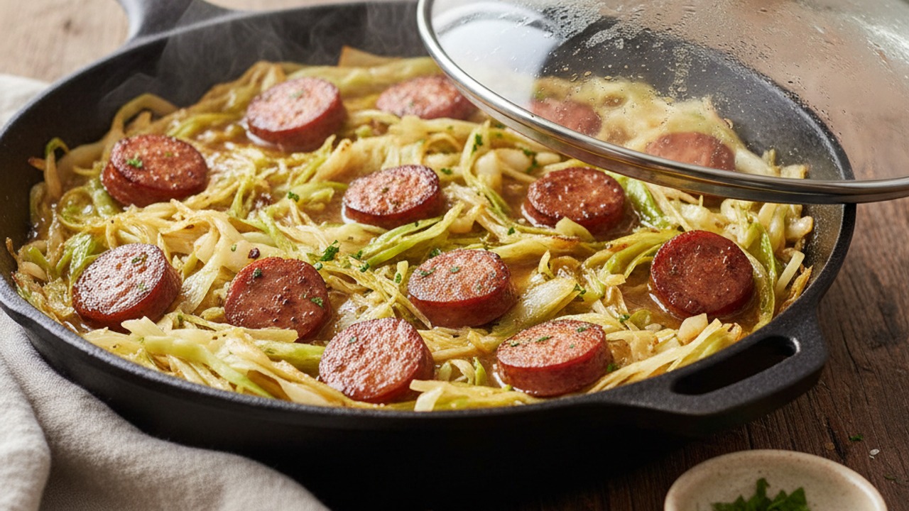 Simmer with kielbasa