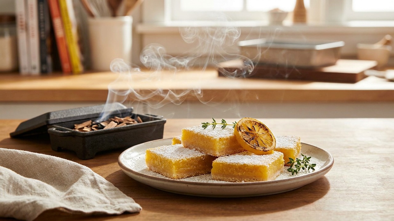 Smoked Lemon Bars