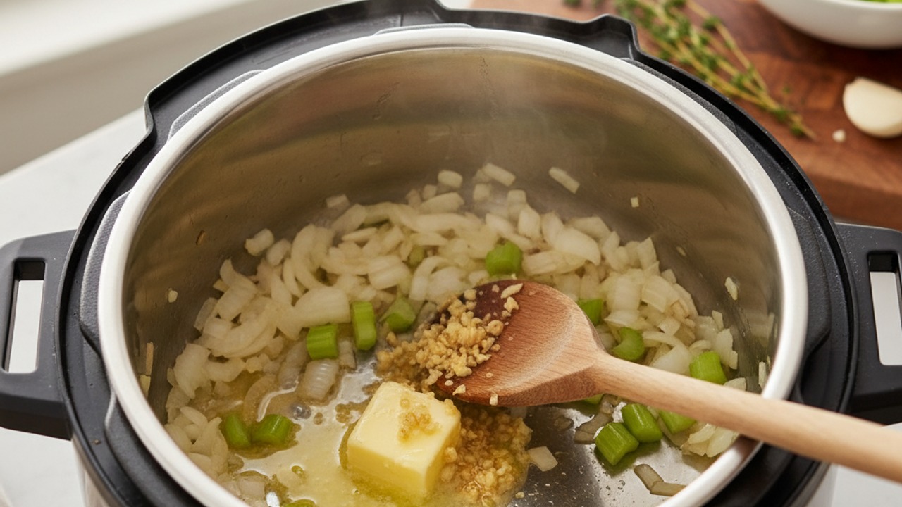 Sauté aromatics