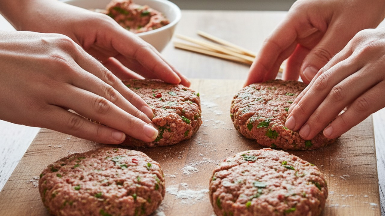 Shape into patties