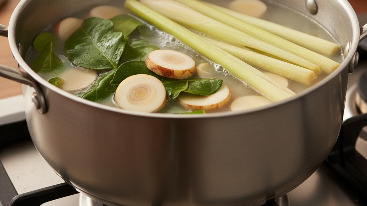 Infuse the stock