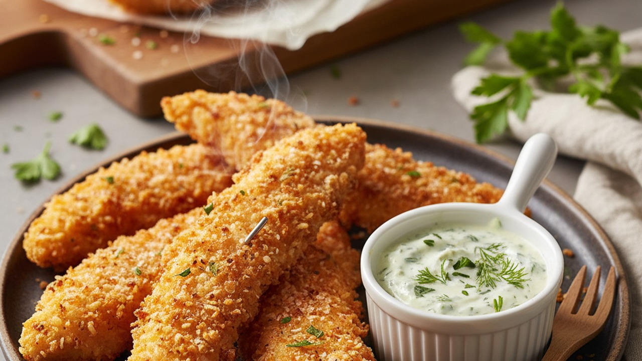 Air fry until golden and serve