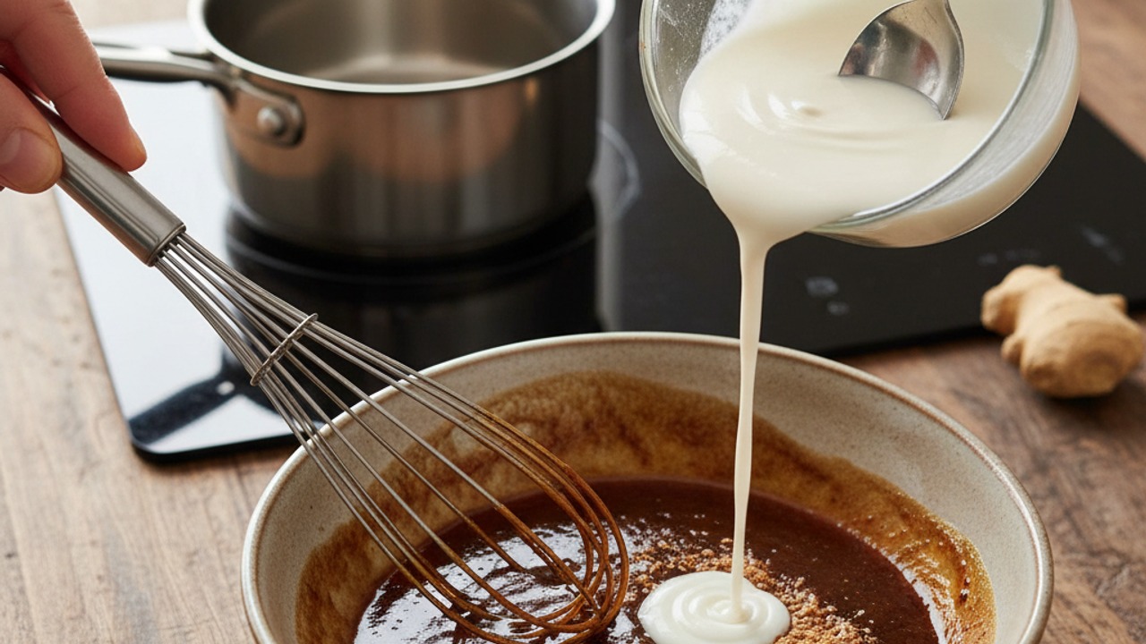 Make the tamari-honey garlic glaze