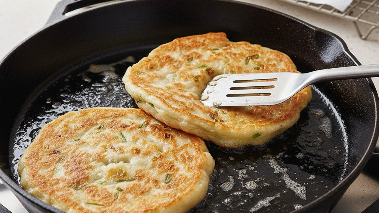 Pan-fry until crisp