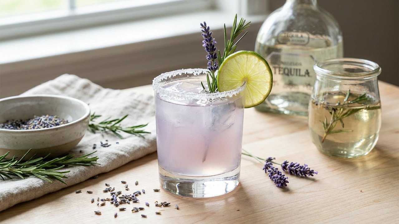 Lavender Rosemary Margarita