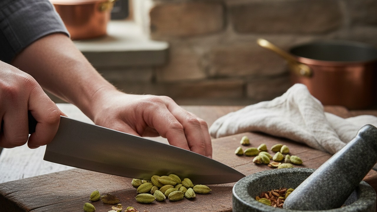 Prepare the cardamom
