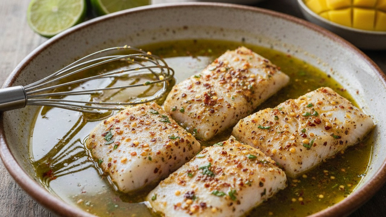 Marinate the fish