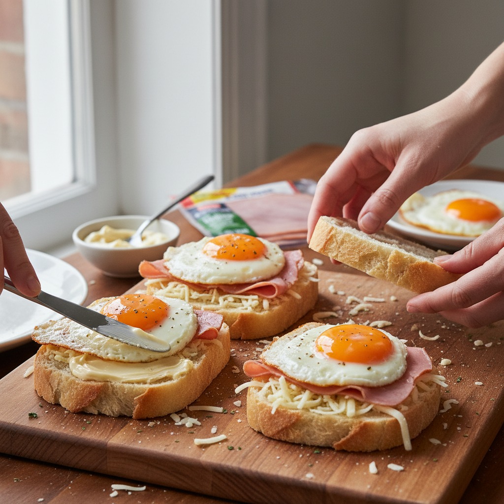 Assemble the panini