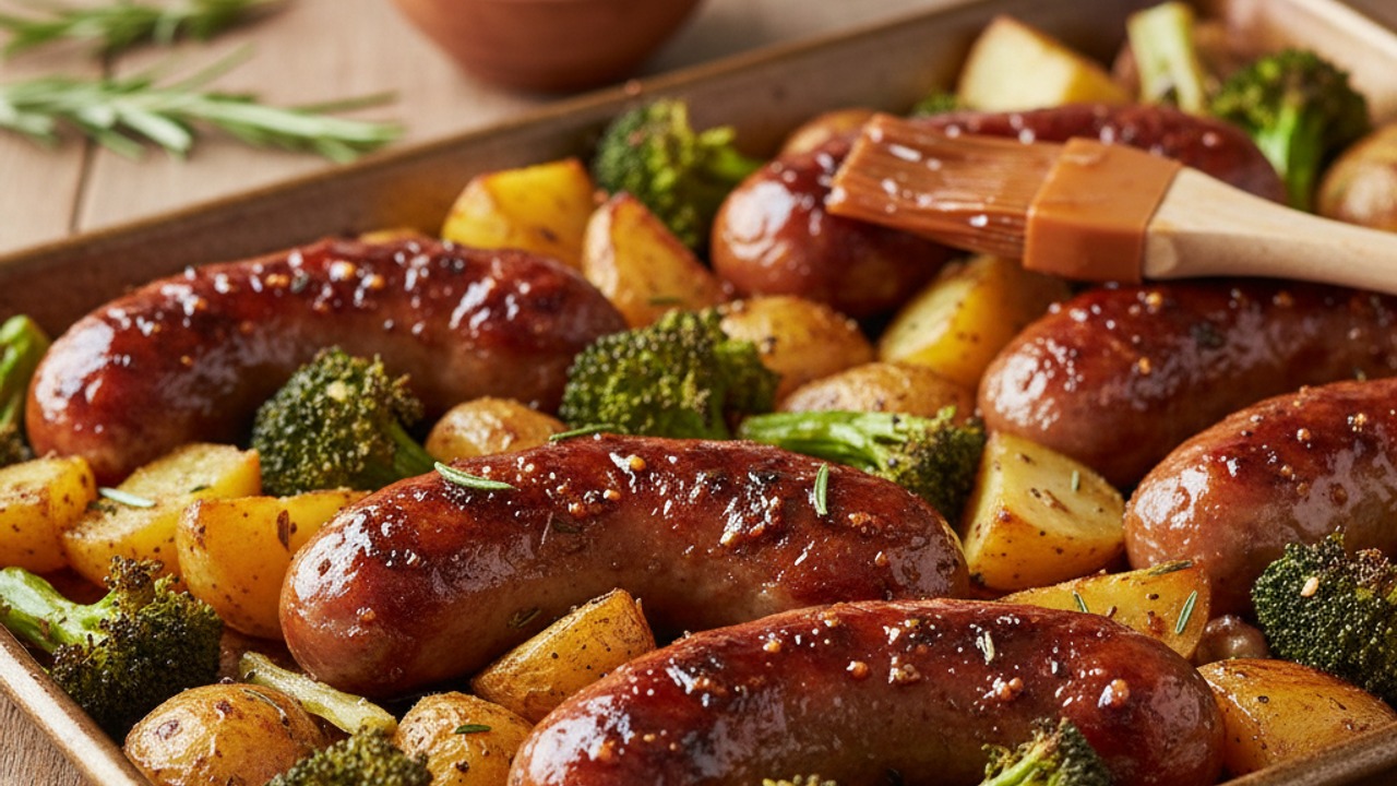 Finish roasting and glaze