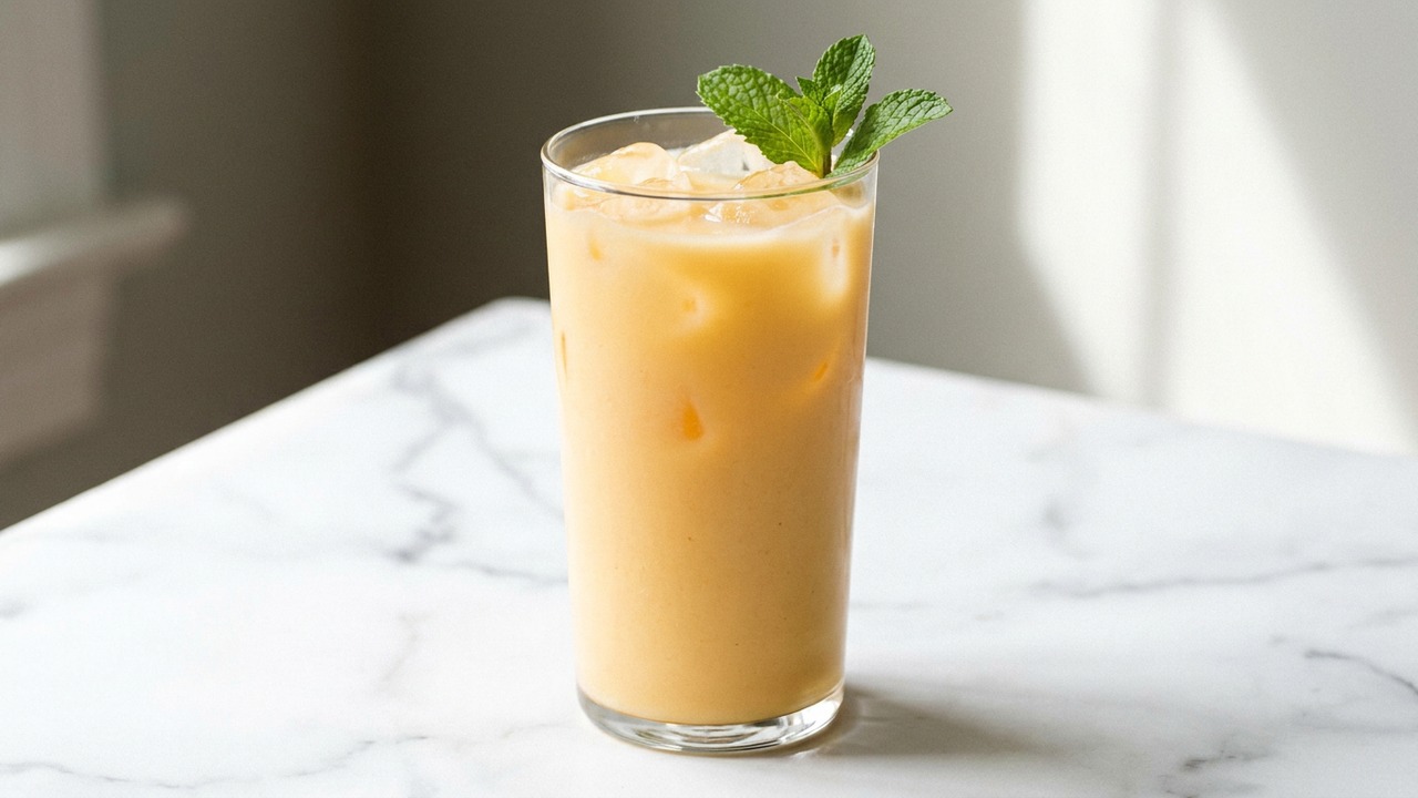 Creamy Mango Agua Fresca
