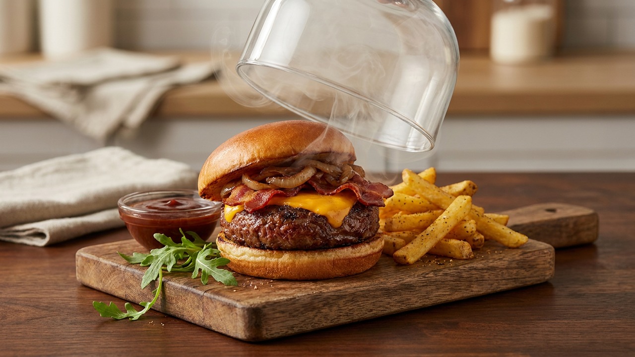 Smoked Beef Burgers