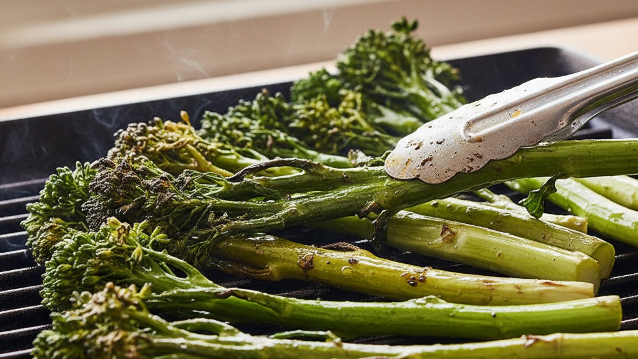 Grill until charred and tender