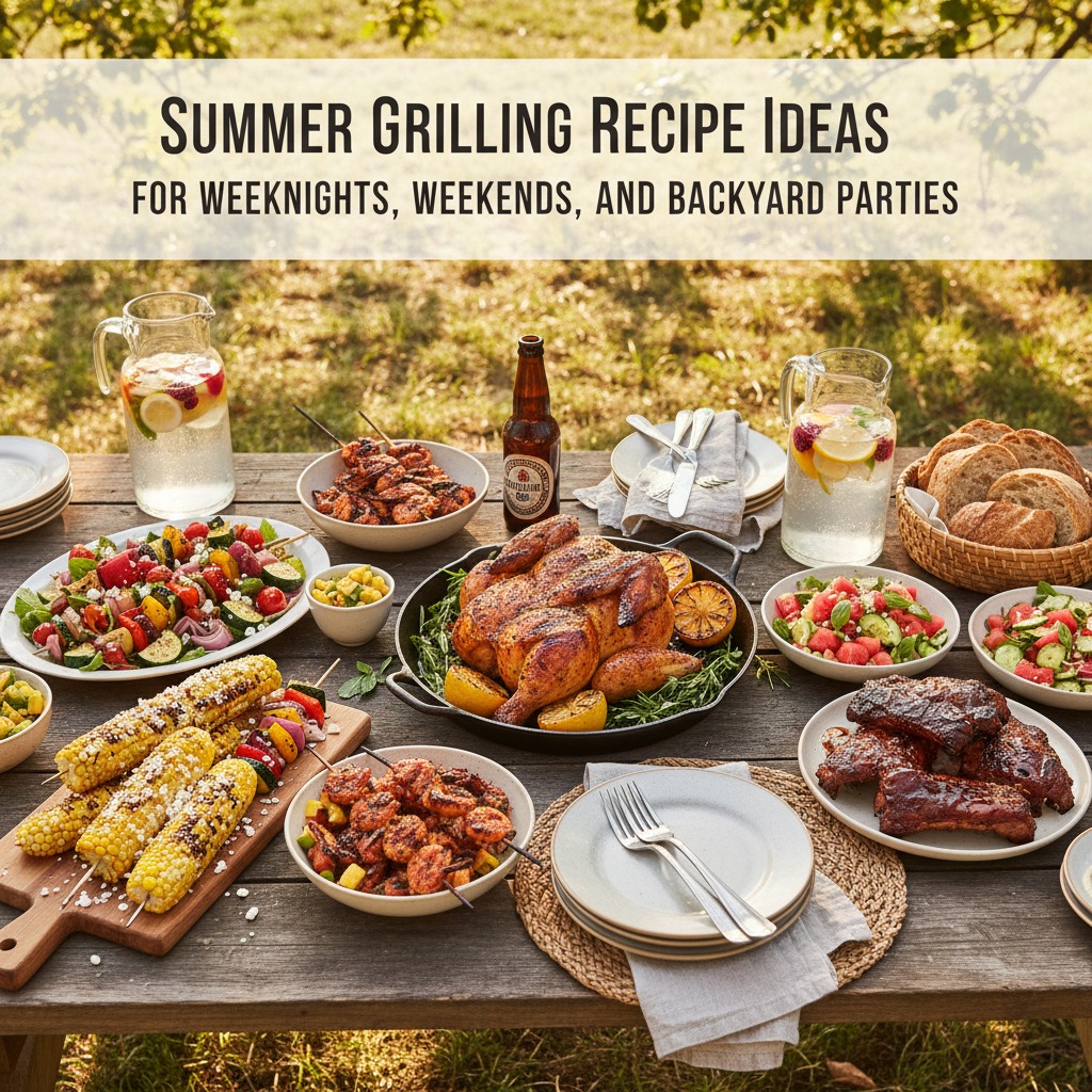 Summer Grilling Recipe Ideas for Weeknights, Weekends, and Backyard Parties