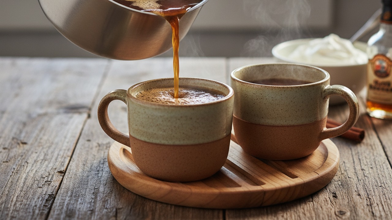 Divide into mugs