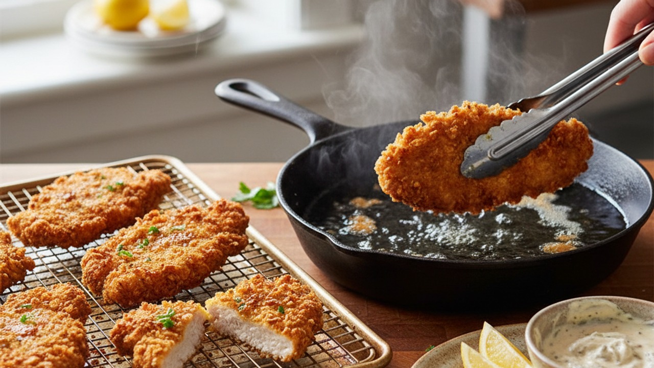 Second fry for extra crunch and serve