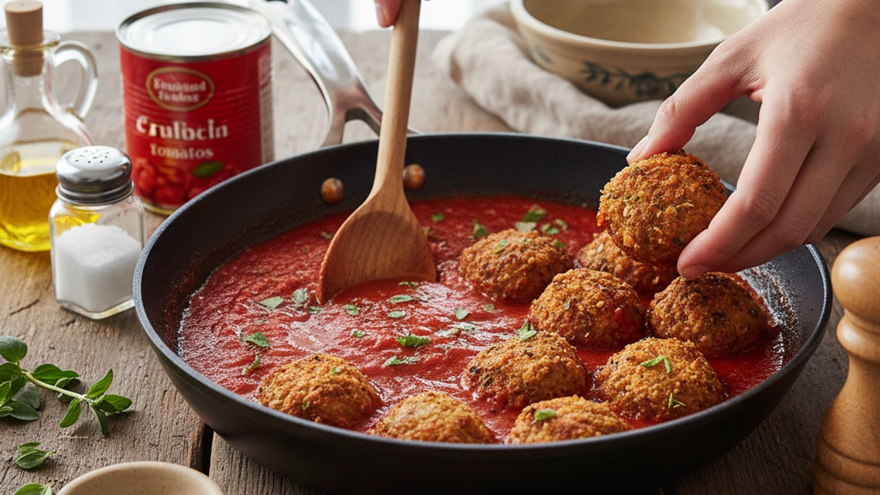 Prepare the herbed marinara