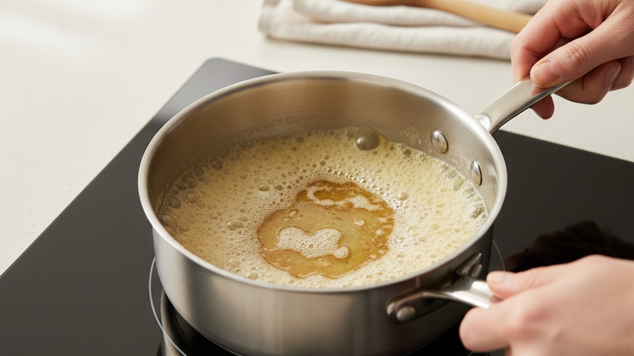 Brown the butter