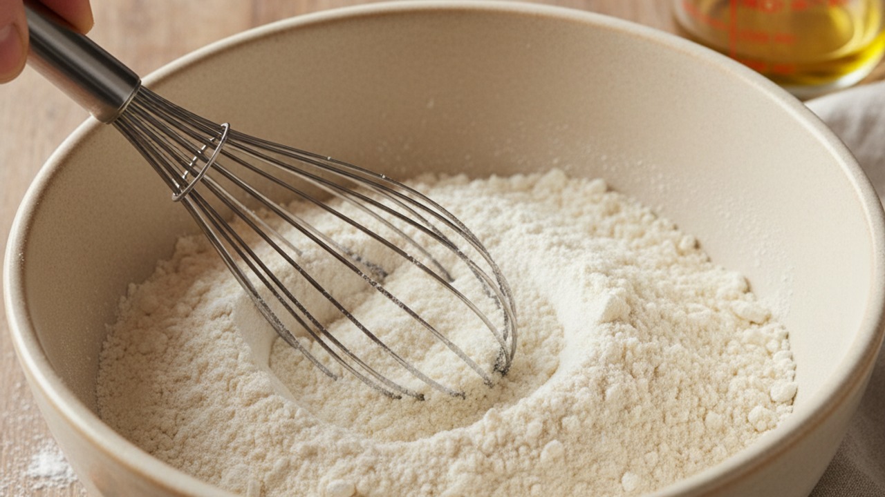 Combine dry ingredients