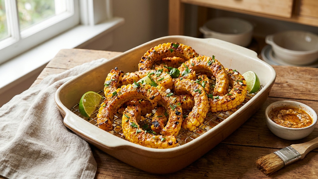 Corn Ribs Oven-Roasted Cajun Butter