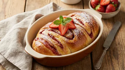 Strawberry Swirl Bread