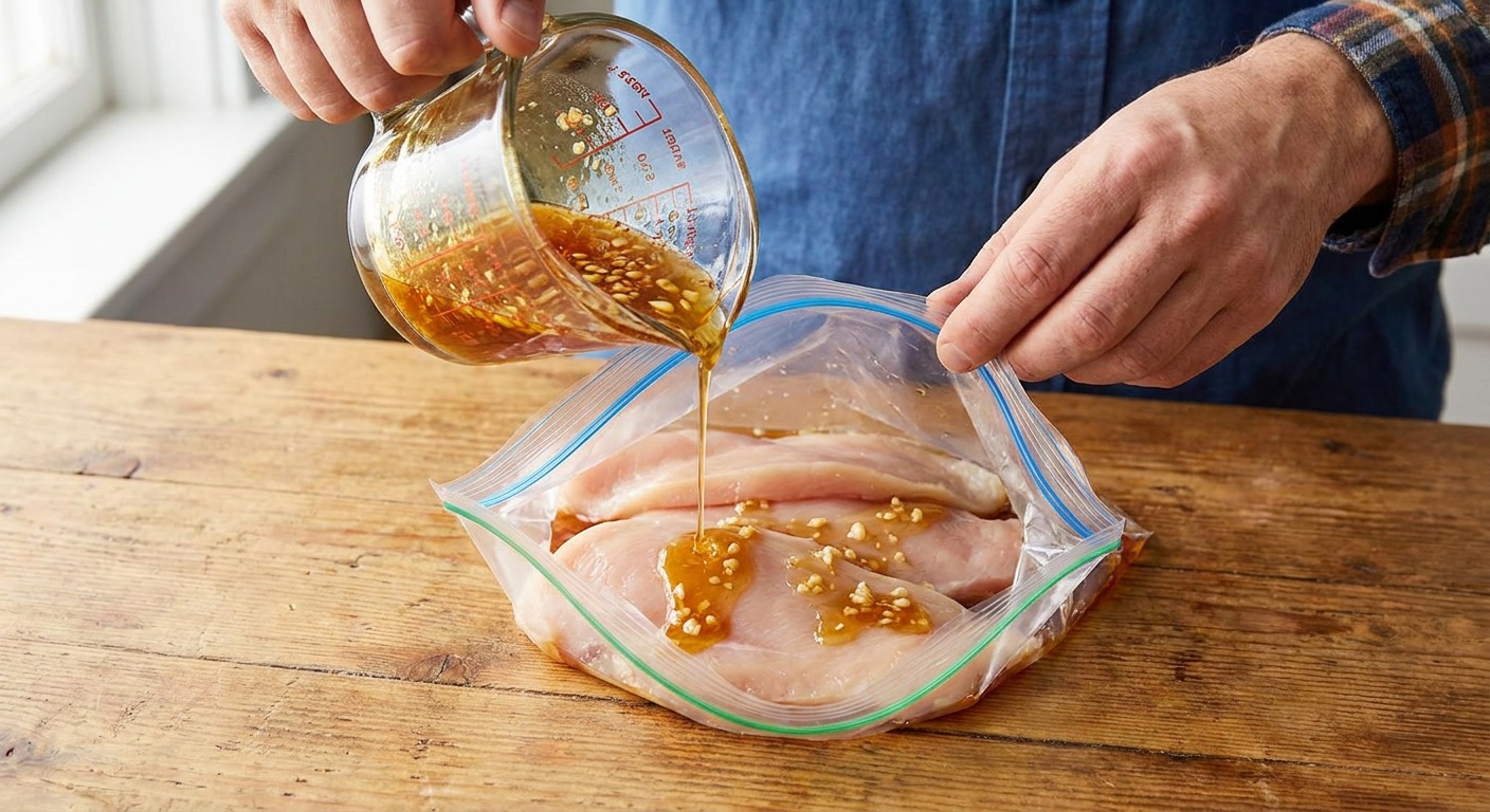 Marinate the chicken