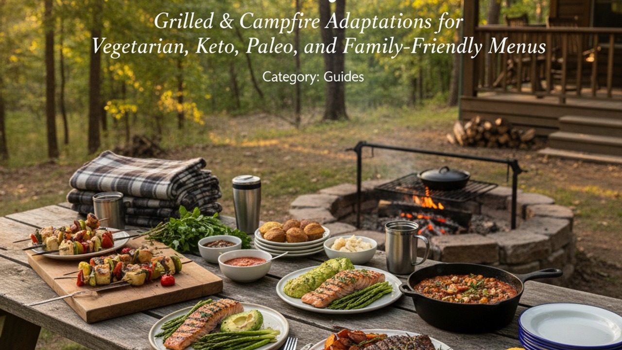 Popular Seasonal Recipes for Every Diet: Grilled & Campfire Adaptations for Vegetarian, Keto, Paleo, and Family-Friendly Menus