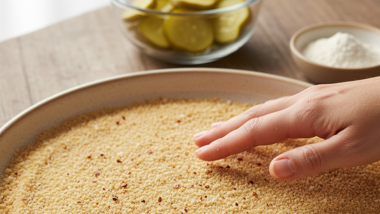 Prepare the panko coating