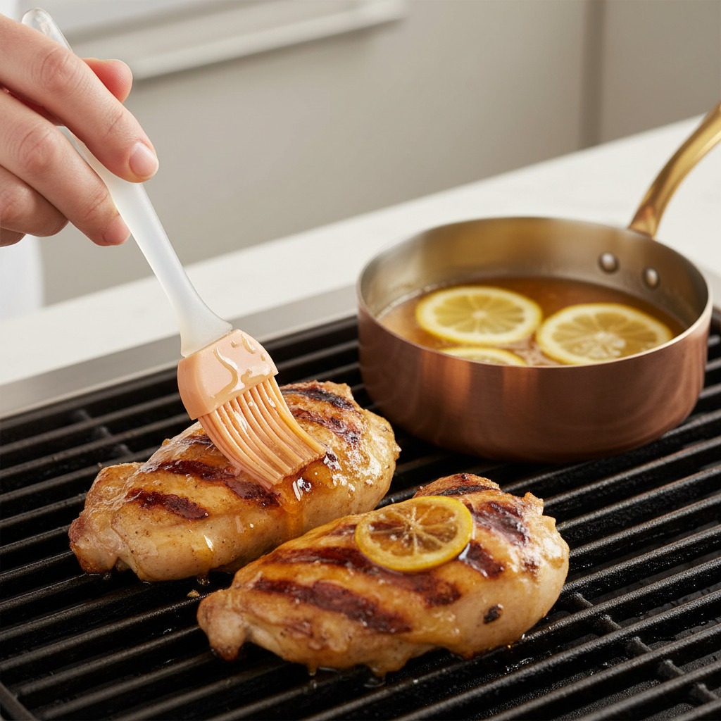 Finish with honey-lemon glaze