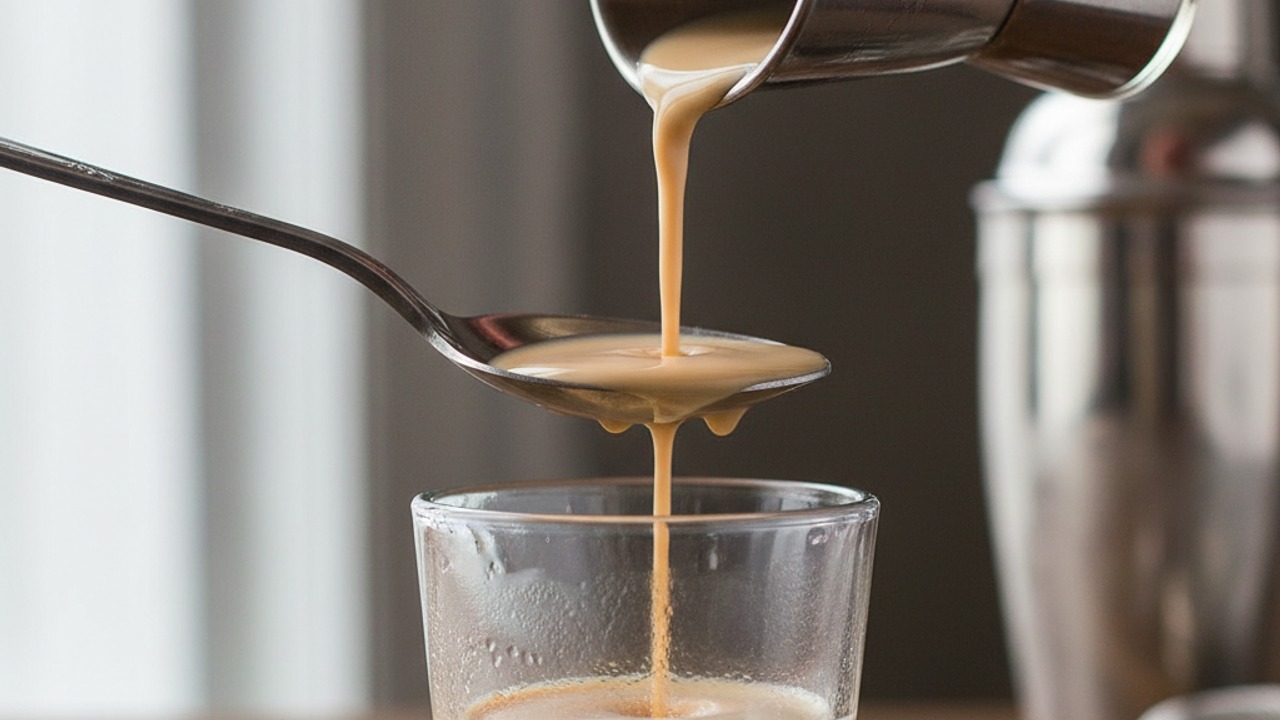 Layer the Irish cream