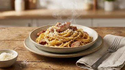 Smoked Chicken Carbonara