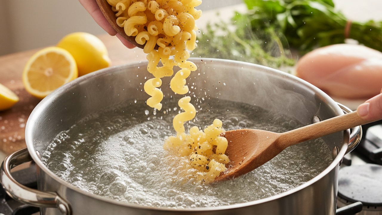 Cook the pasta