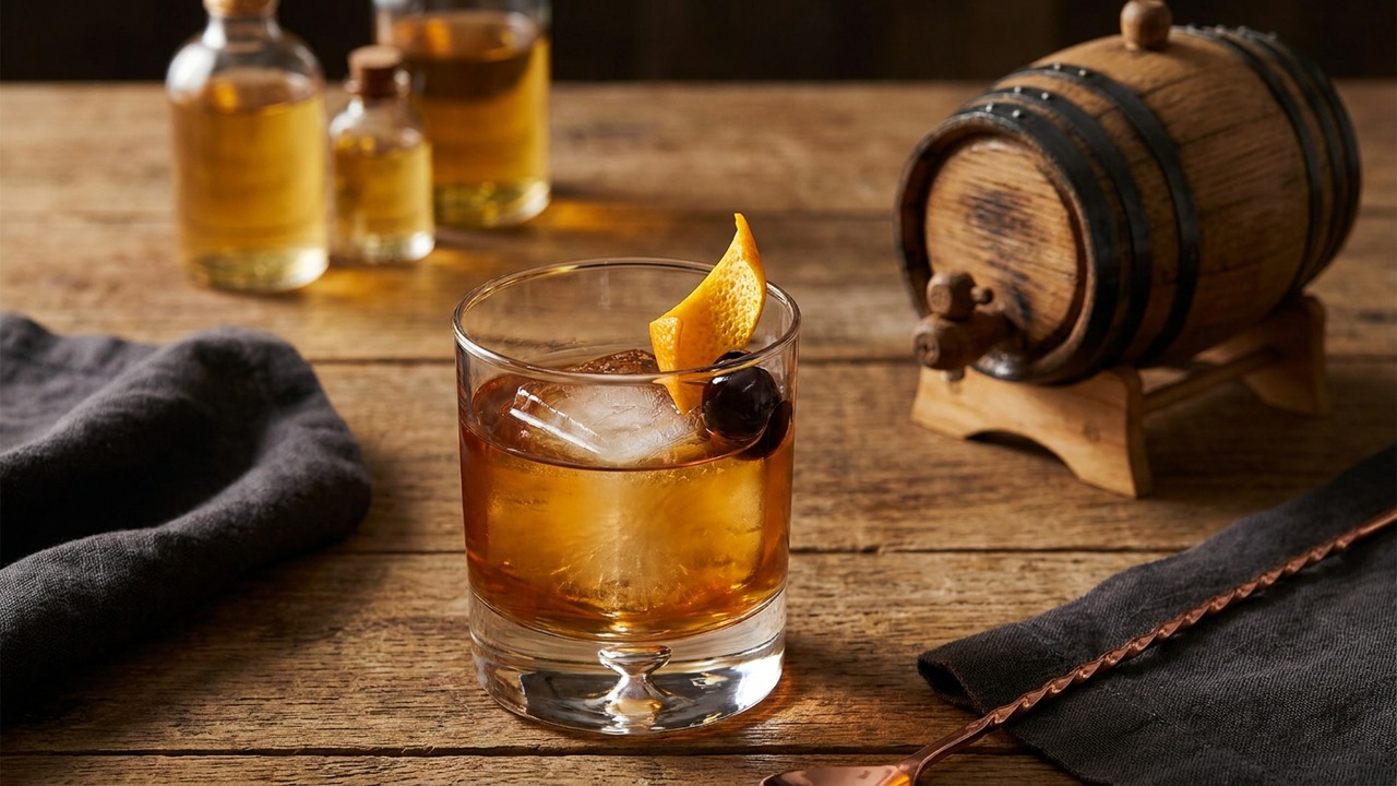 Barrel-Aged Old Fashioned