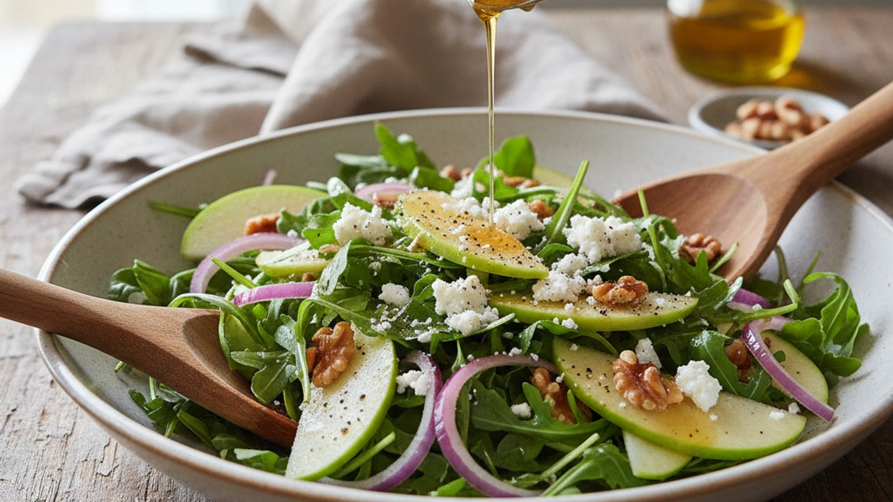 Assemble and finish the salad
