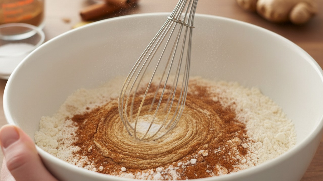 Whisk dry ingredients