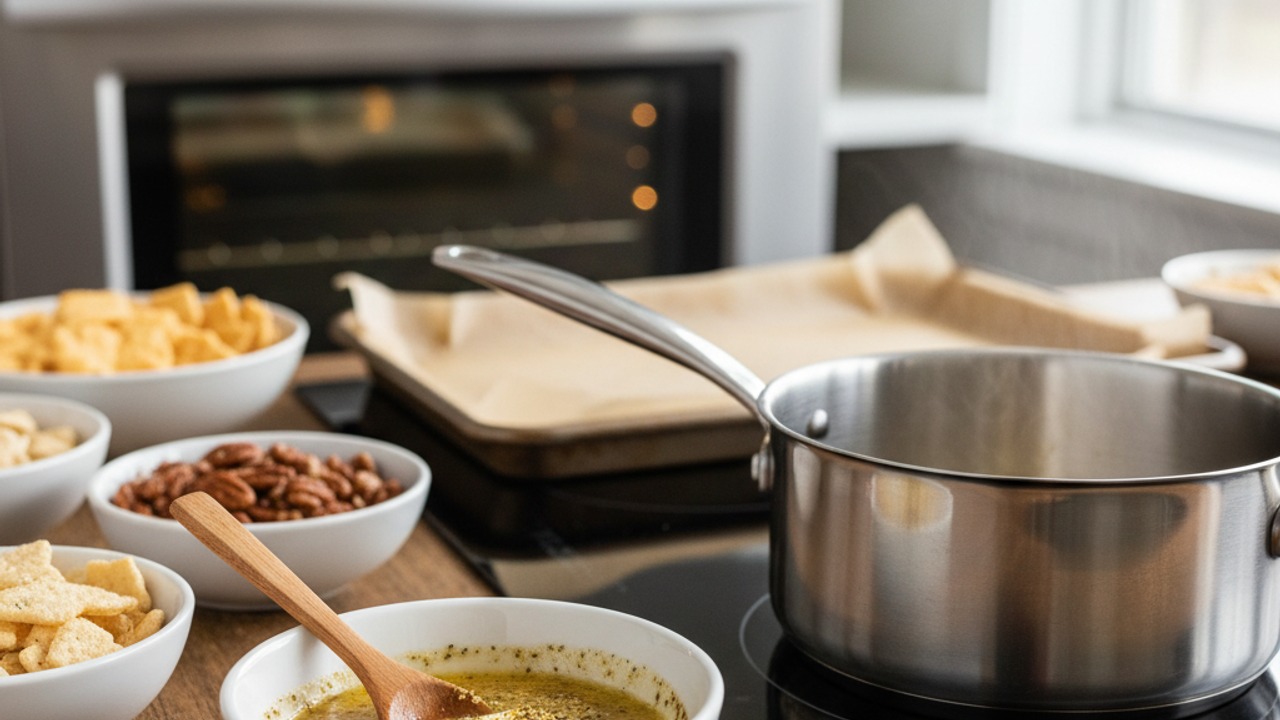 Prep seasoning and oven