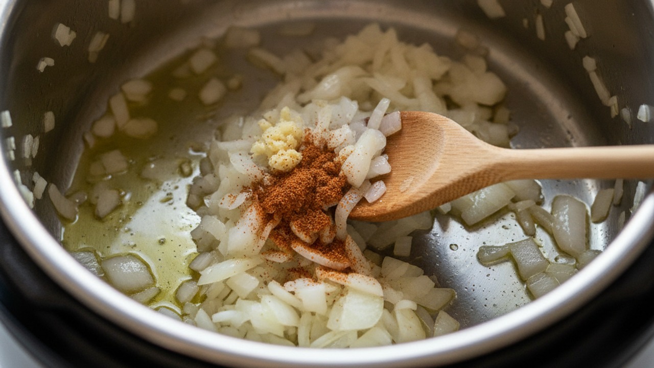Sauté the aromatics