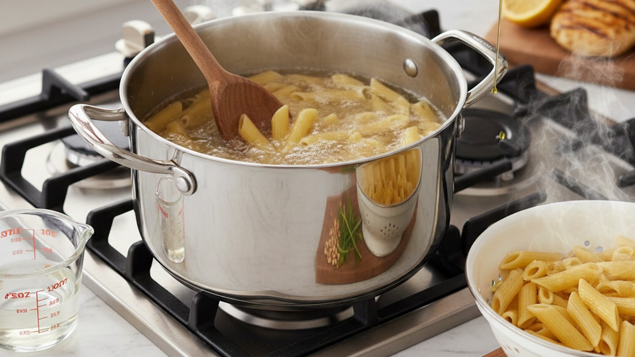 Cook the pasta