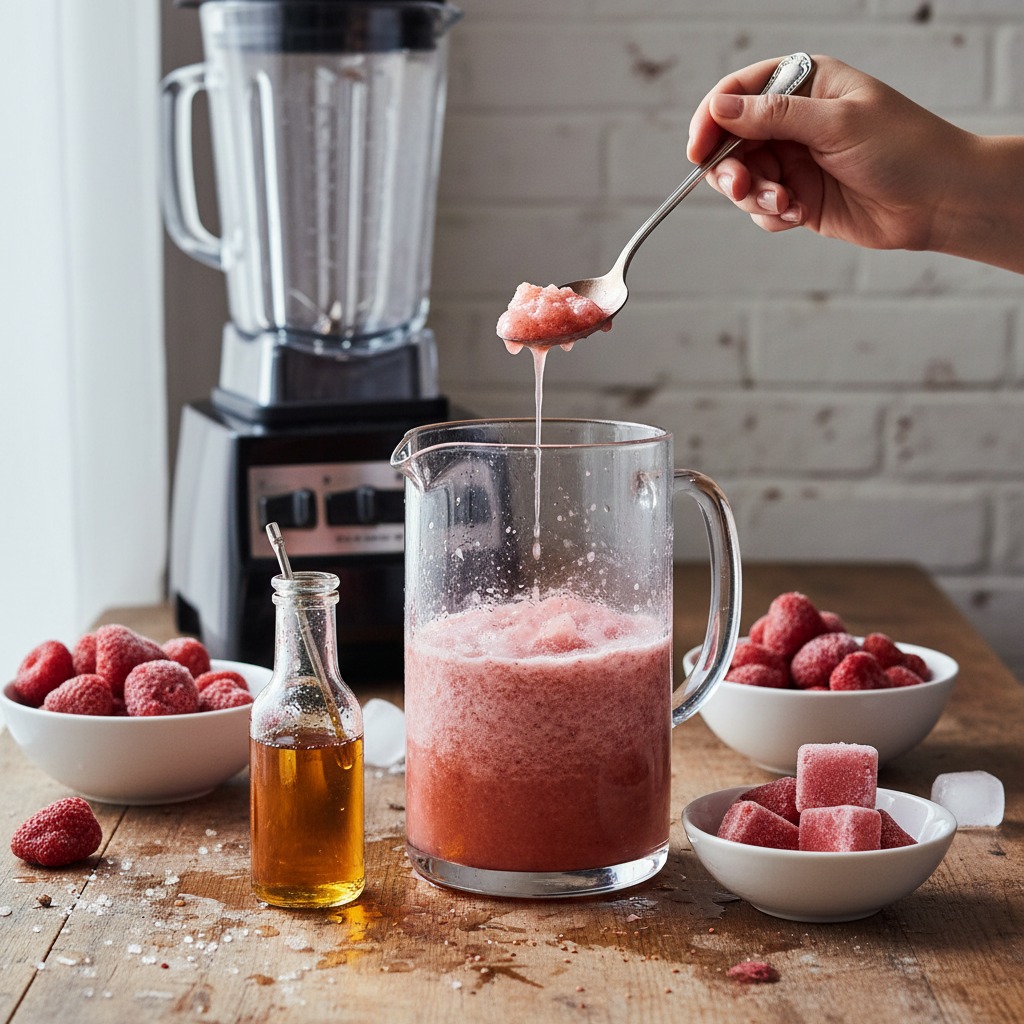 Adjust sweetness and texture