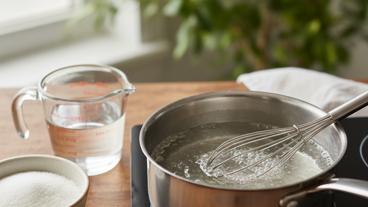 Make simple syrup
