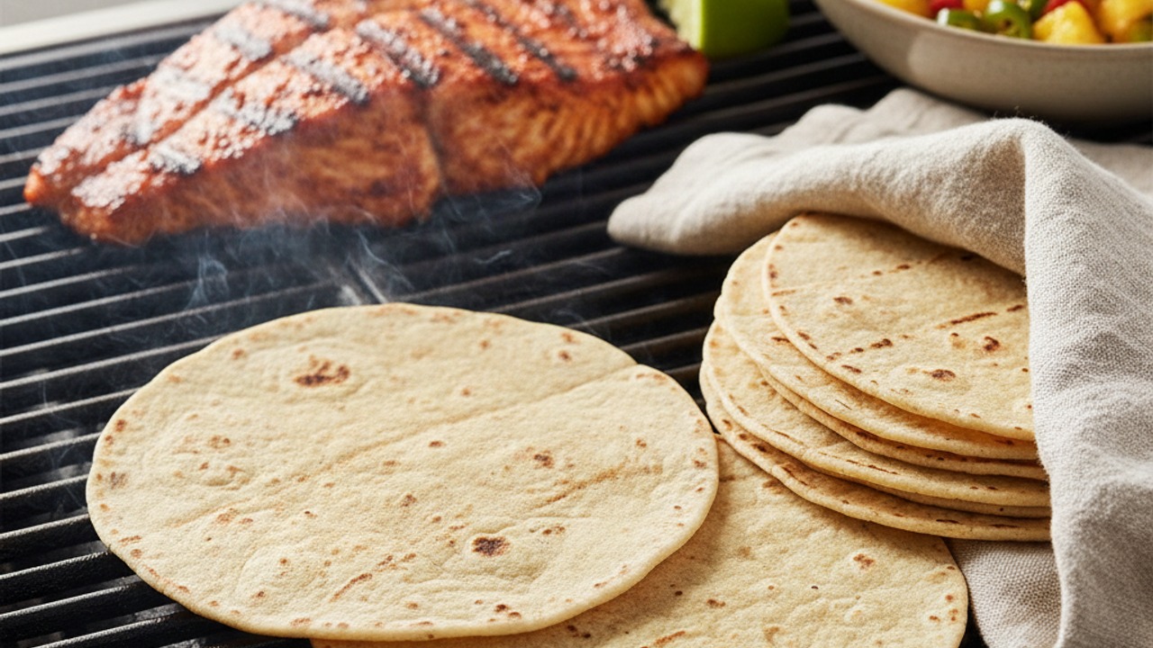 Warm the tortillas