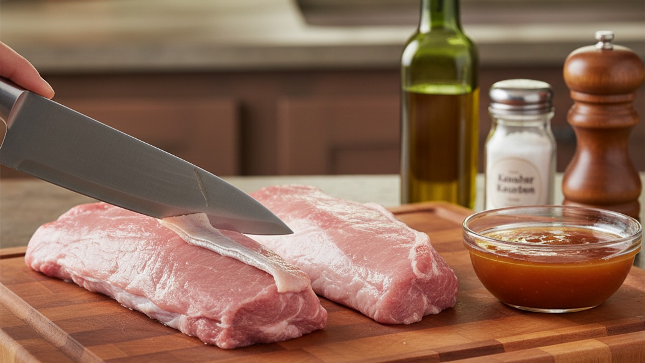 Prep and marinate the pork