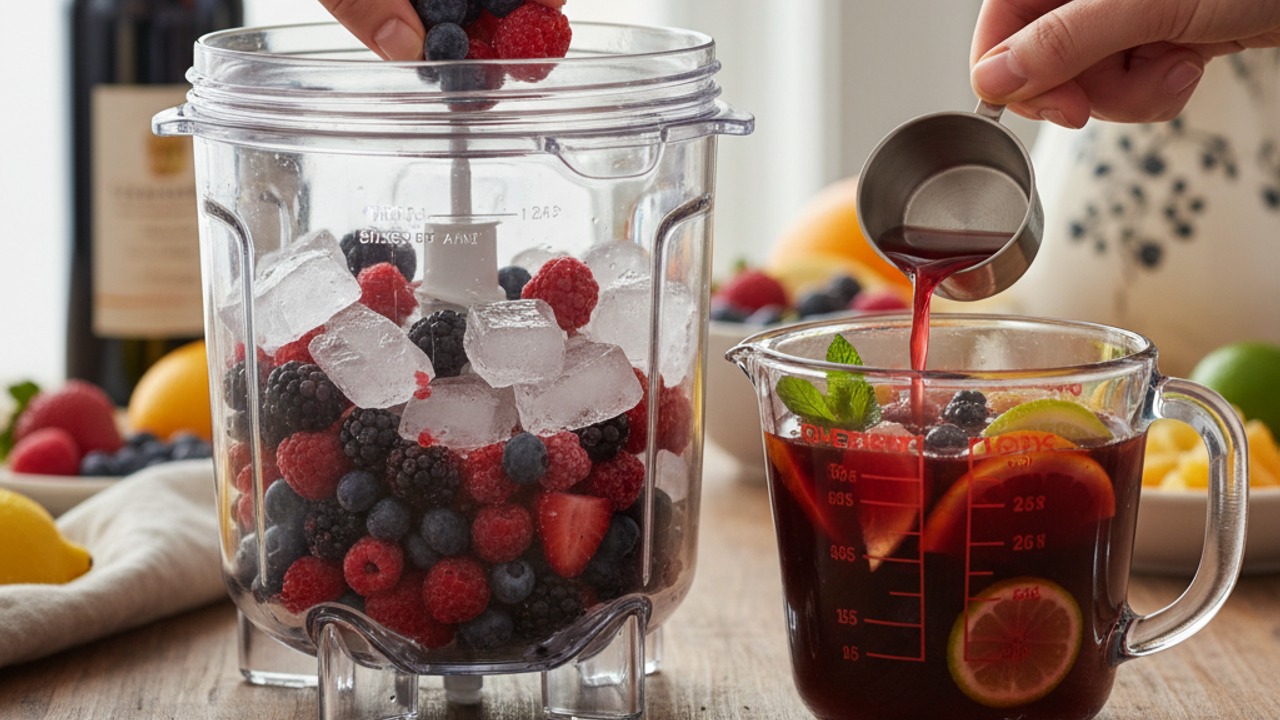 Prepare Ninja Slushy Maker and measure a single batch