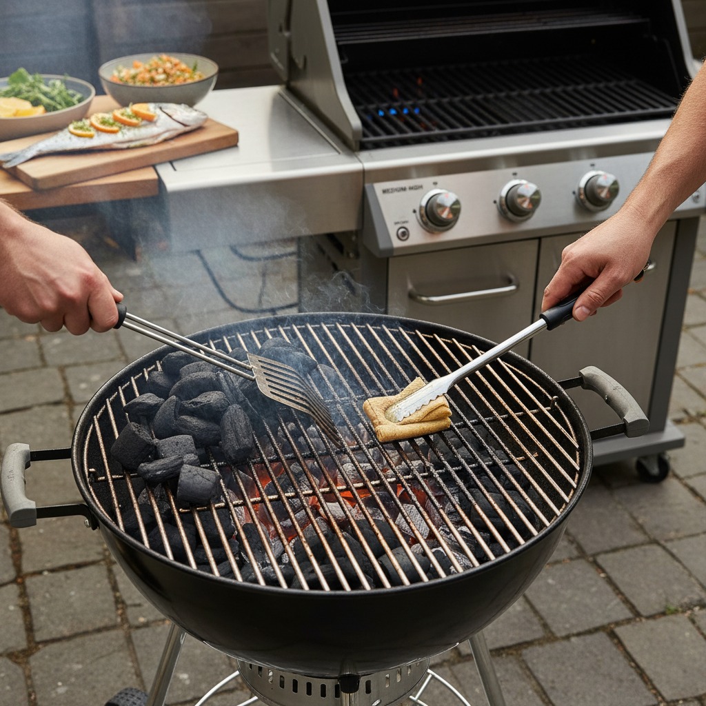 Set up the grill for two-zone cooking