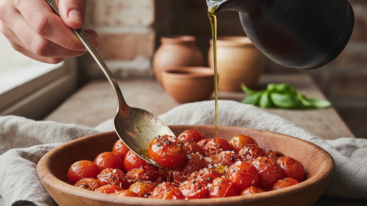 Season the tomatoes