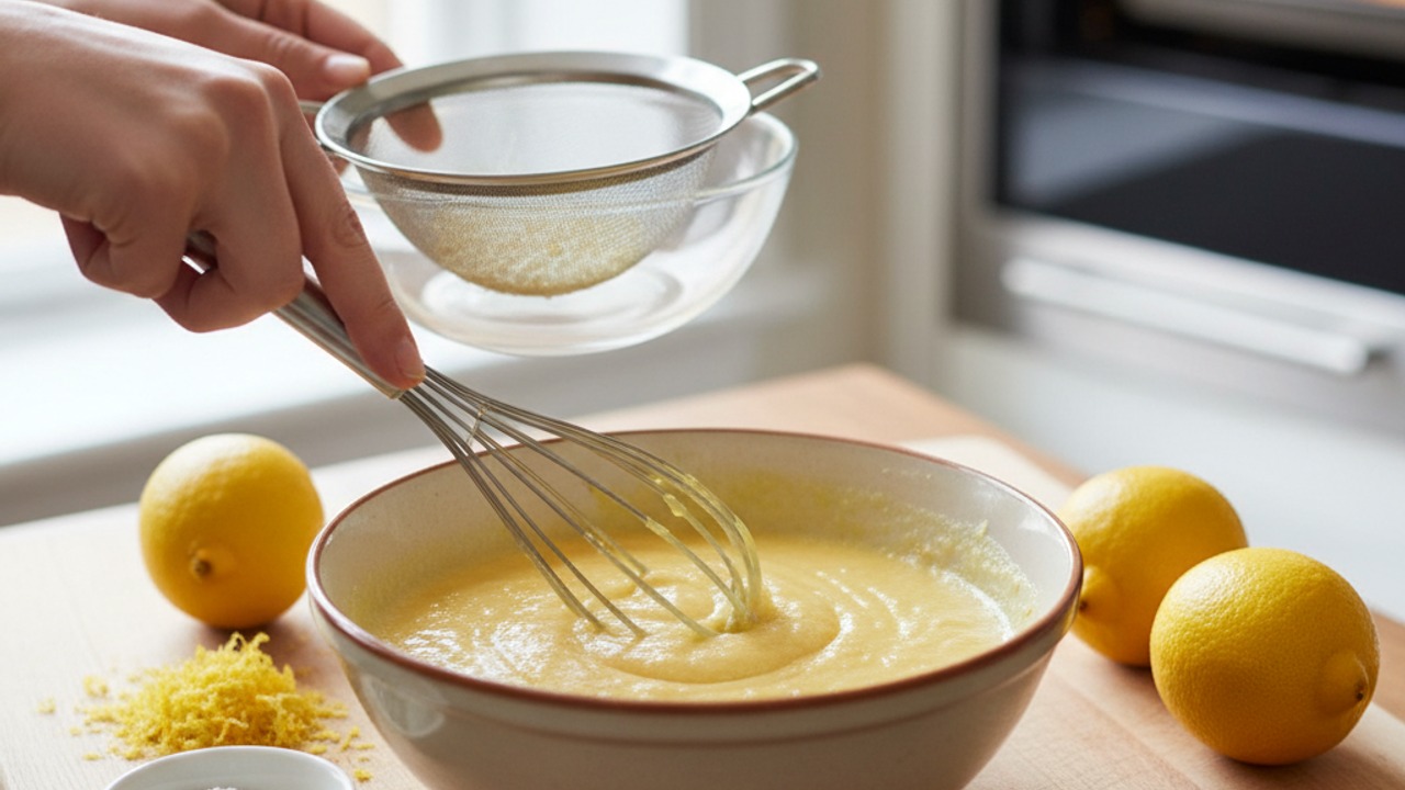 Prepare the lemon filling