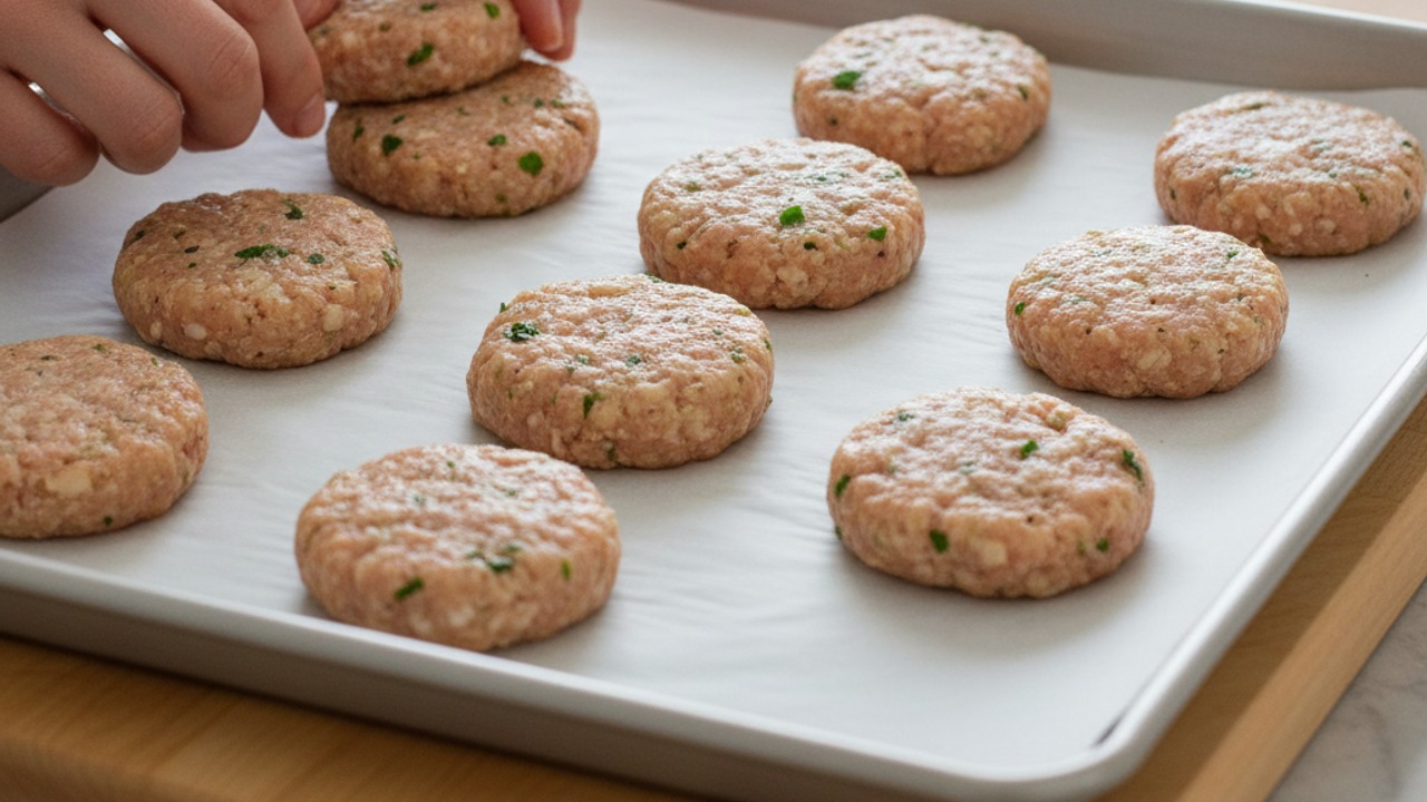 Form mini patties