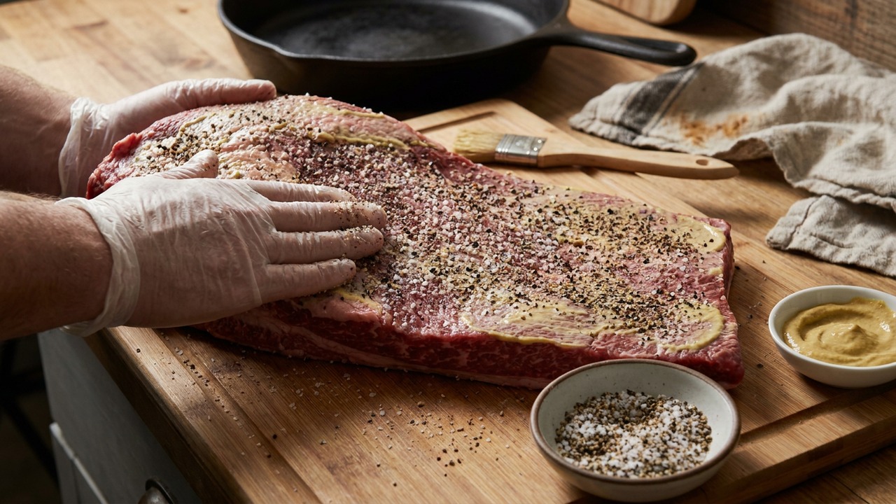 Season simply — salt and pepper