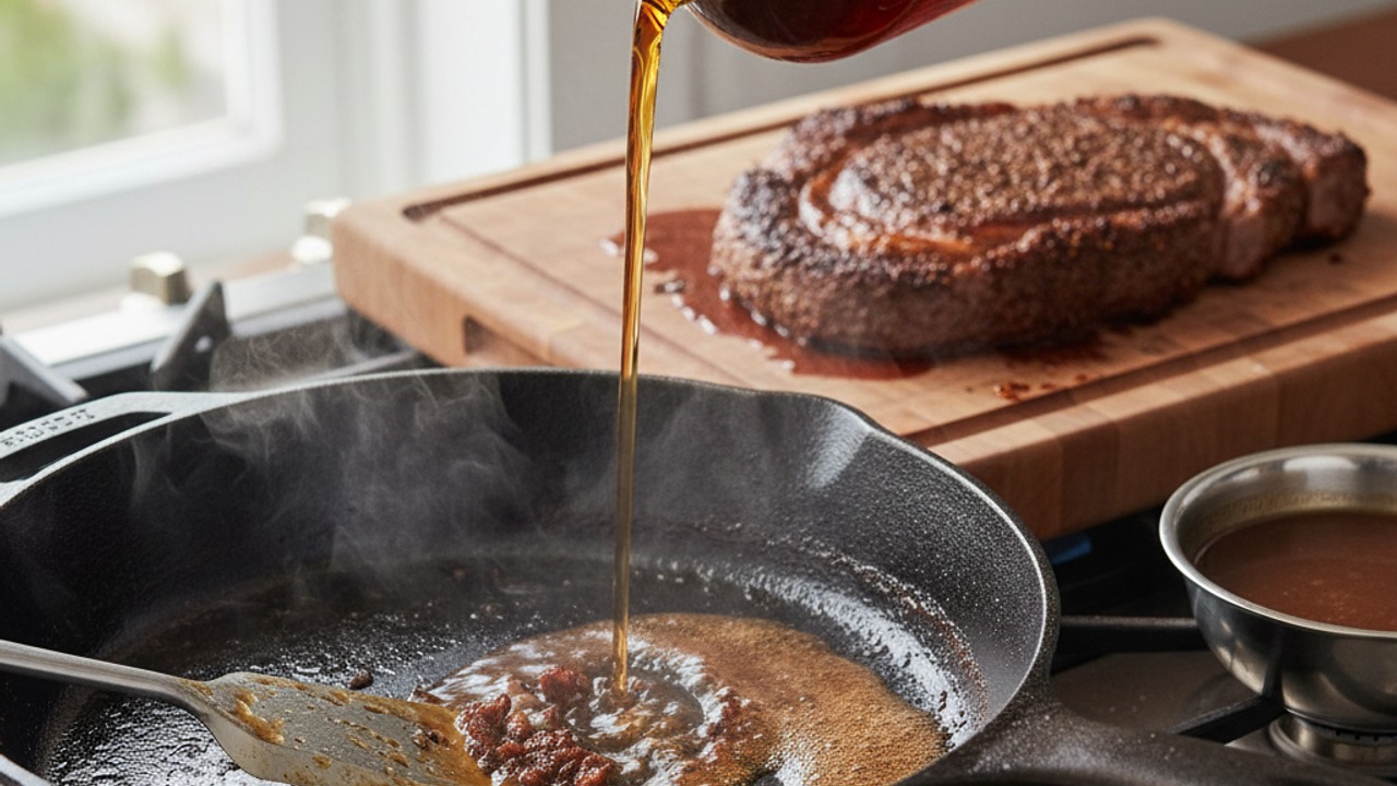 Quick pan sauce